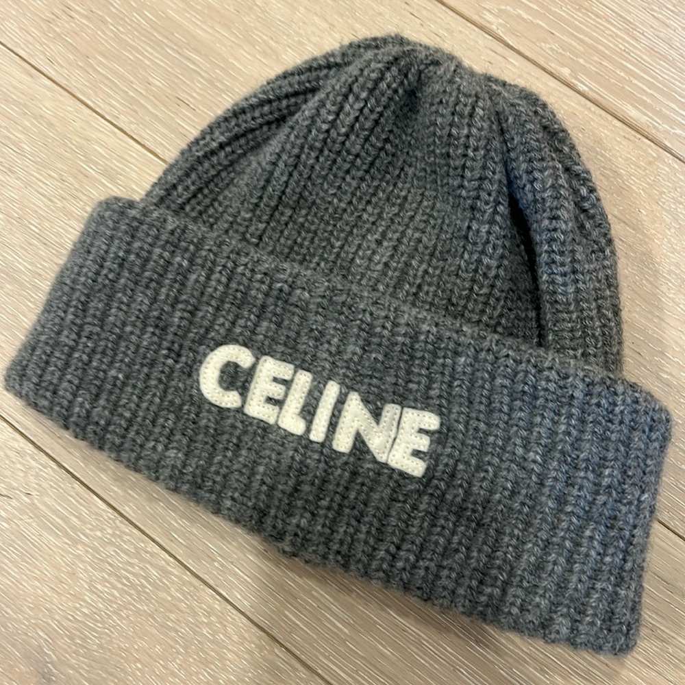 CELINE BEANIE IN RIBBED WOOL
